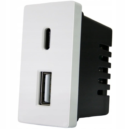 Moduł Szybka Ładowarka 2x USB A+C 20 WAT do Ramek