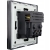 Gniazdo Szklane Czarne z Bolcem + 2 Porty USB Typ A+A 2.4A