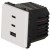 Moduł Gniazdo Potrójna Ładowarka Biała USB 65W A+C+C do Ramek
