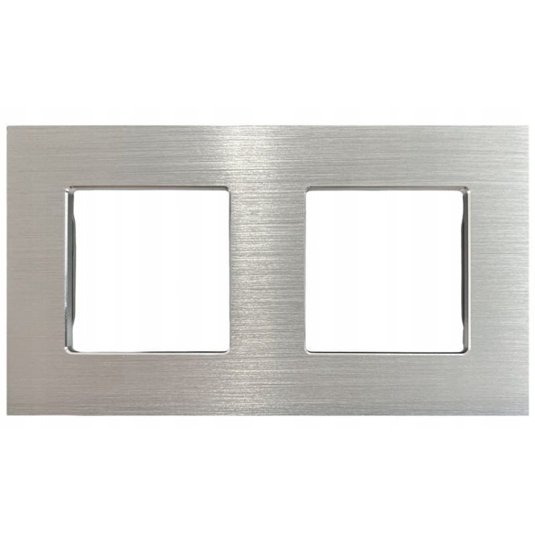 Ramka Aluminiowa Podwójna Srebrna