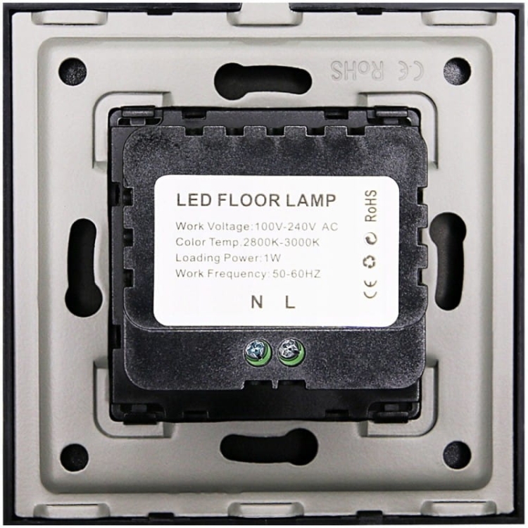 Lampka LED Schodowa Ciepła 1W Szklana