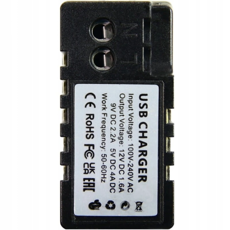 Moduł Gniazdo Szybka Podwójna Ładowarka USB Typ A+C 20 Wat do Ramek MIUUN