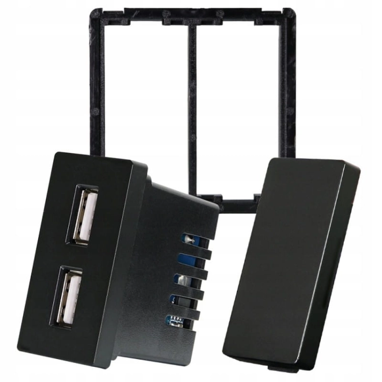Moduł Podwójne Gniazdo Ładowarka USB 2.4A do Ramek