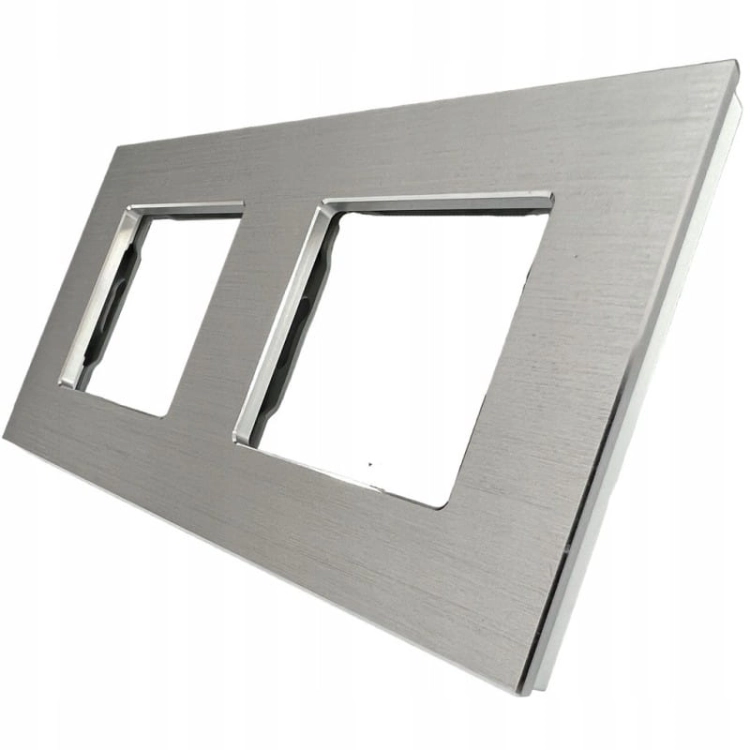 Ramka Aluminiowa Podwójna Srebrna