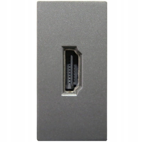 Moduł Gniazdo HDMI Szare Moduł do Ramek
